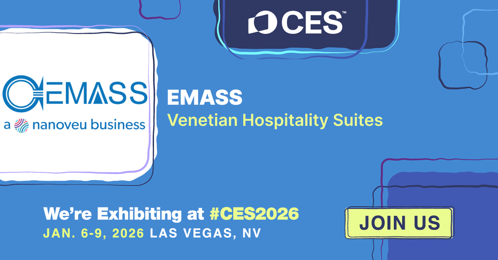 CES 2026 – EMASS Exhibiting at the Venetian Hospitality Suites.