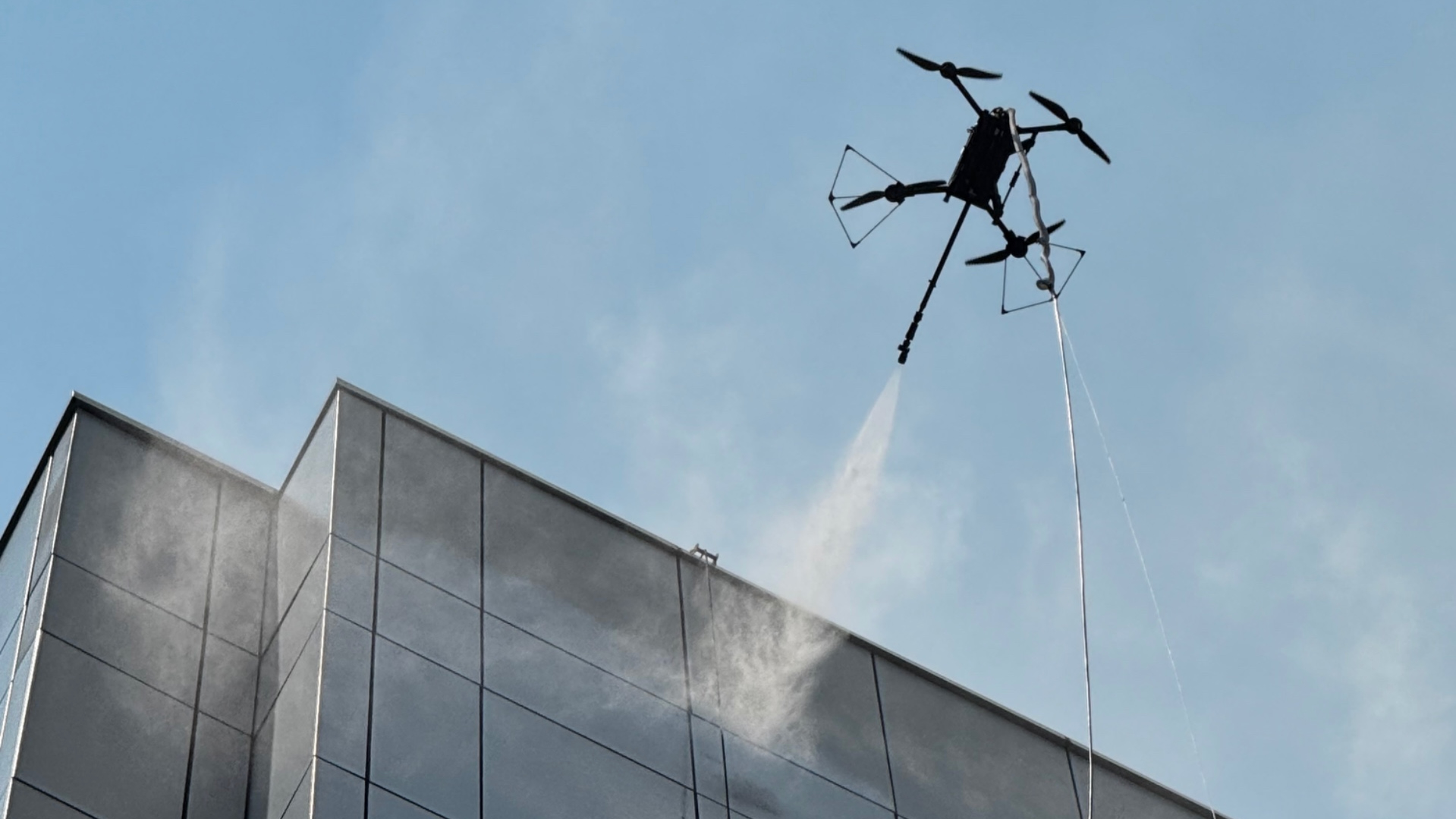 ALICE cleaning HTX-managed building facade
