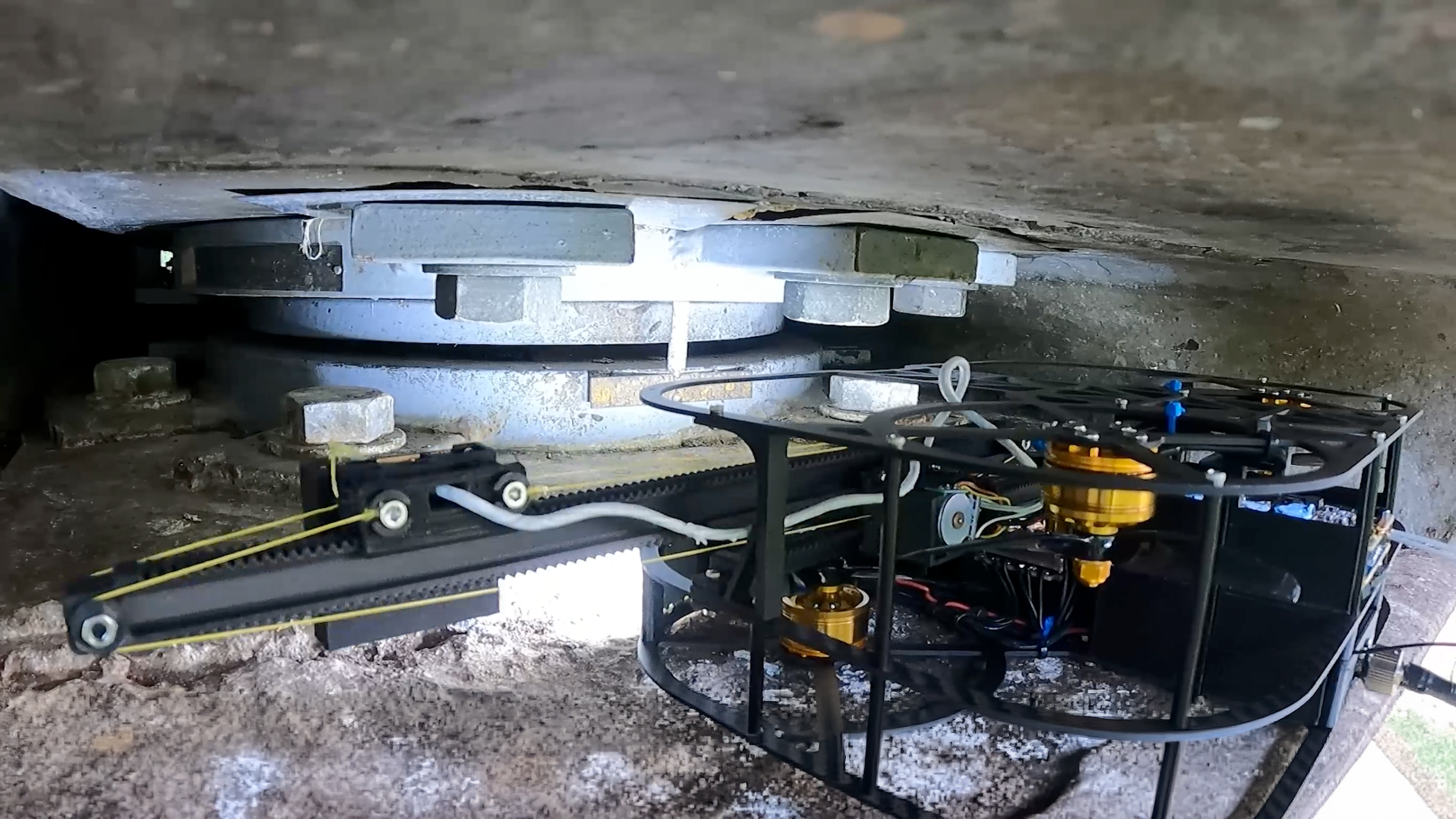 METRON inspecting a viaduct bearing